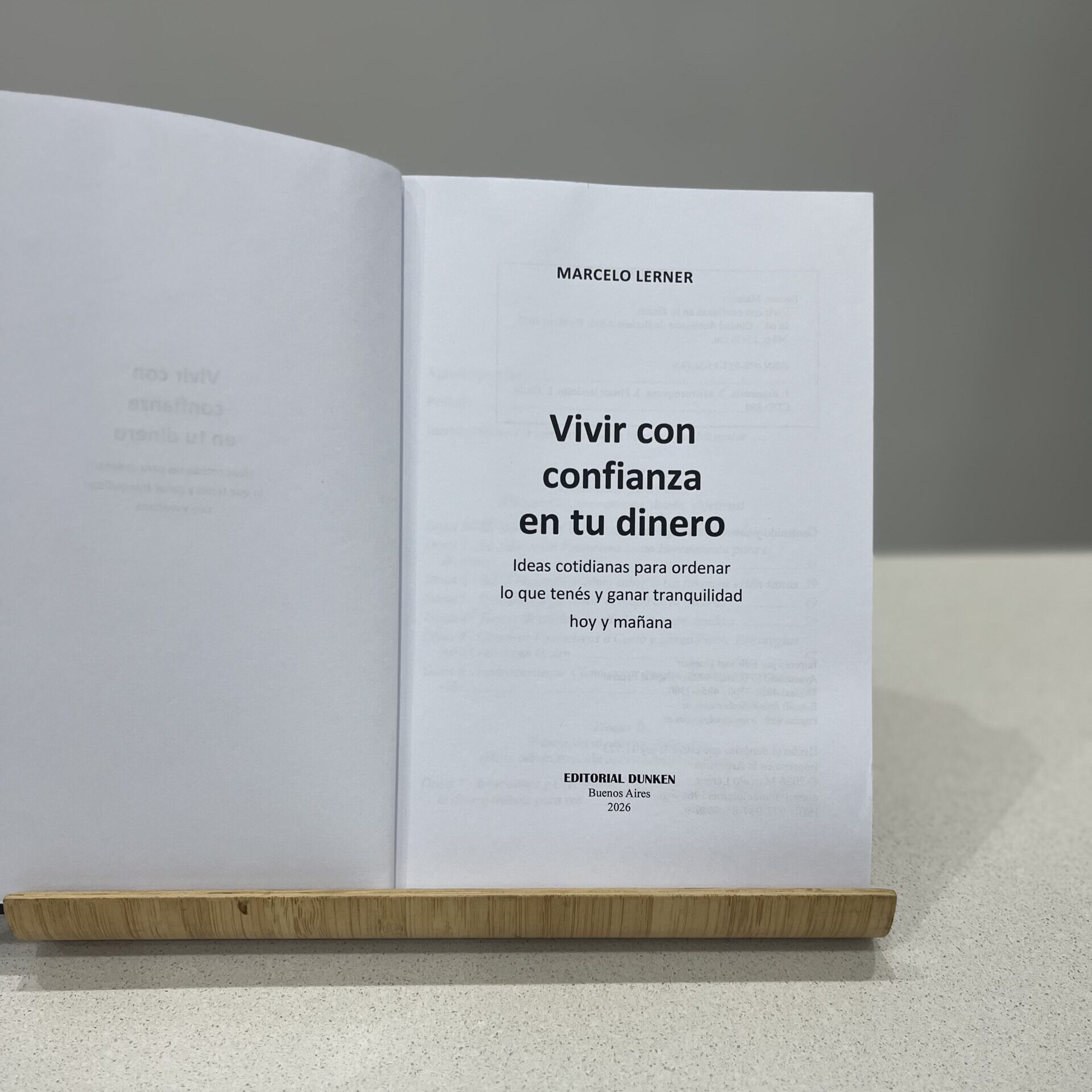 Libro "Vivir con confianza en tu dinero" - Imagen 3